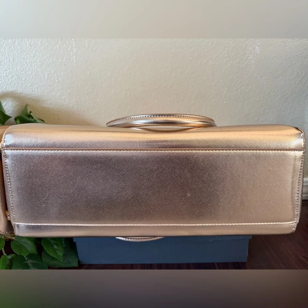 BLUSH Large Rose Gold Insulated Wine Bag - Picture 3 of 13